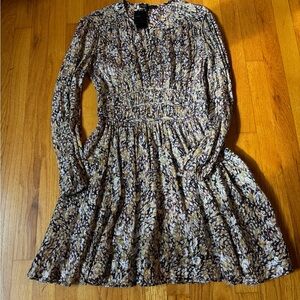 NWT Maje Animalier Lurex Dress